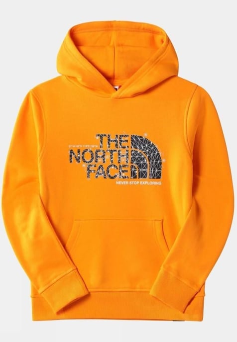The North Face Kids Drew Peak Overhead Hoodie in Oranje - Image 5