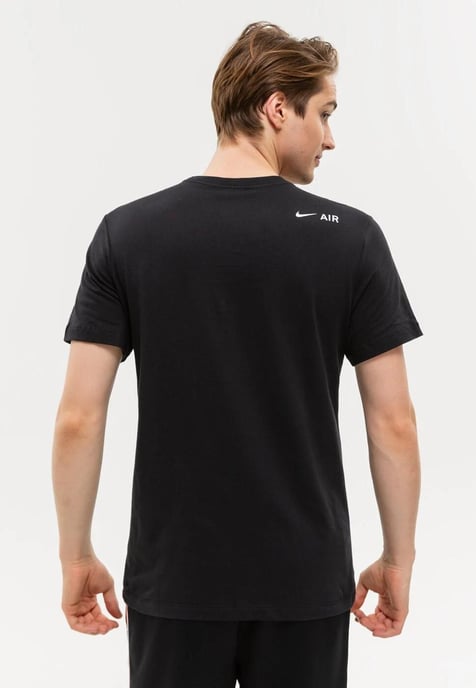 Nike Air Print Heren Sportswear Multi Swoosh T-shirt in zwart - Image 2