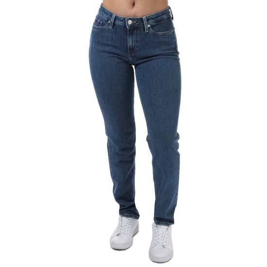 Dames Tommy Hilfiger Rome Mid Rise Straight Jeans in Denim - Image 1