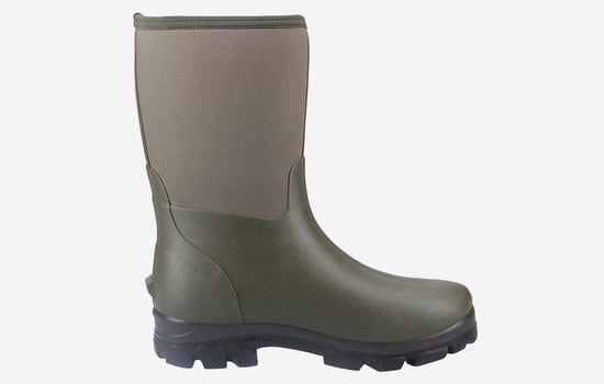 Cotswold Kensington Leren Groene Regenlaarzen - Image 5