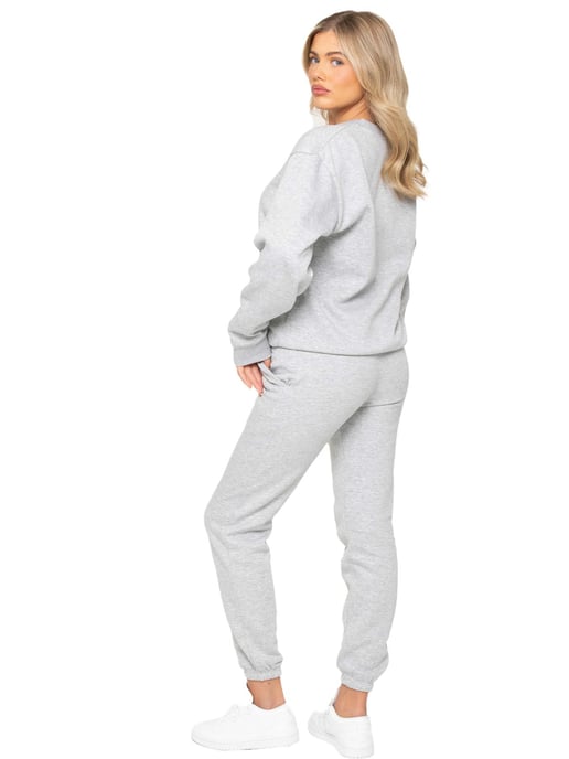 Enzo Womens Oversized Sweatshirt - Grey