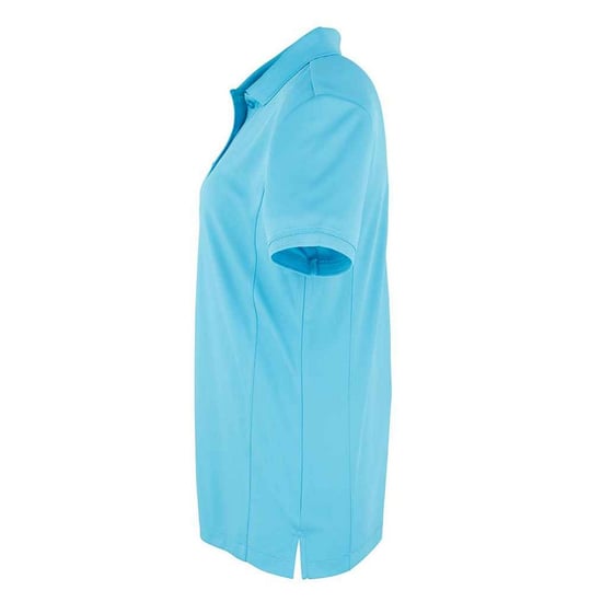 Premier Dames/Dames Coolchecker Poloshirt (Turquoise) - Image 3