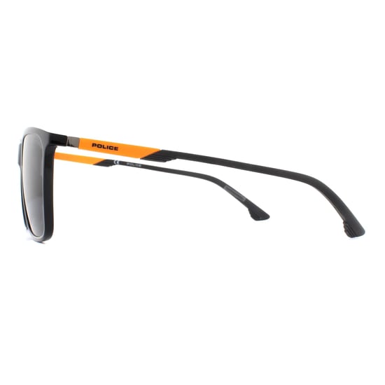 Police Sunglasses SPL716 Storm Light 1 0Z42 Shiny Black Smoke