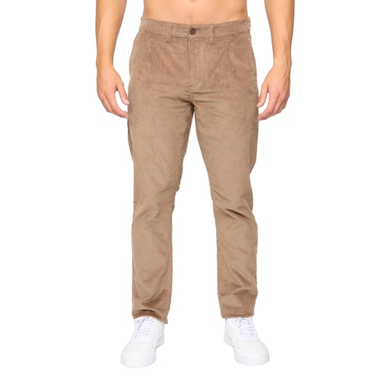 Crosshatch Heren Cordout Losse Broek (Koekje) - Image 1
