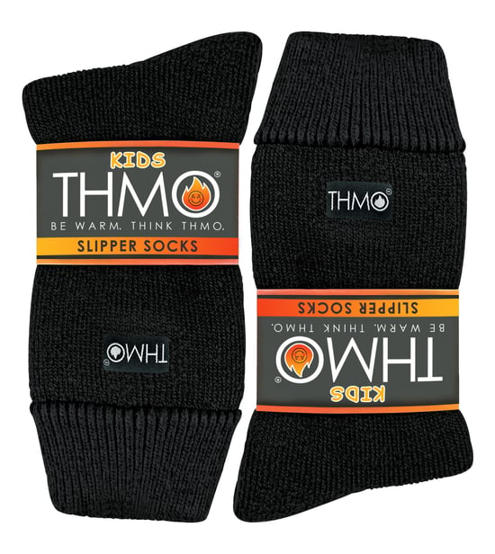 THMO - Indoor Slipper Sokken met Grijpers voor Kinderen - Zwart - Image 2