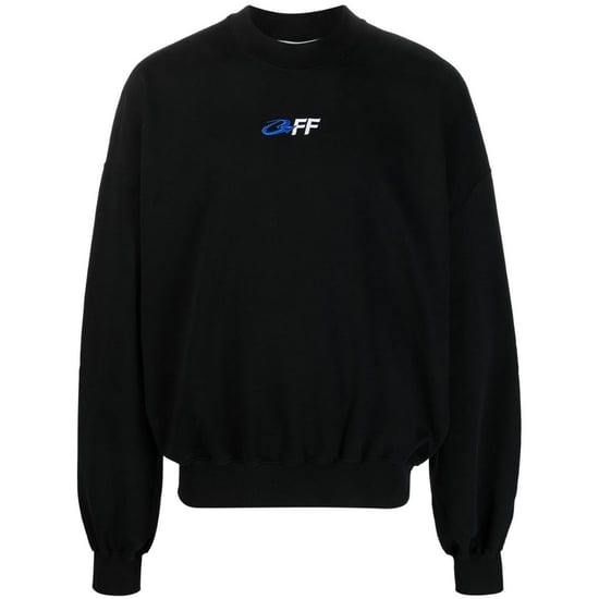Gebroken wit exact tegenovergestelde boxy fit zwart sweatshirt - Image 1