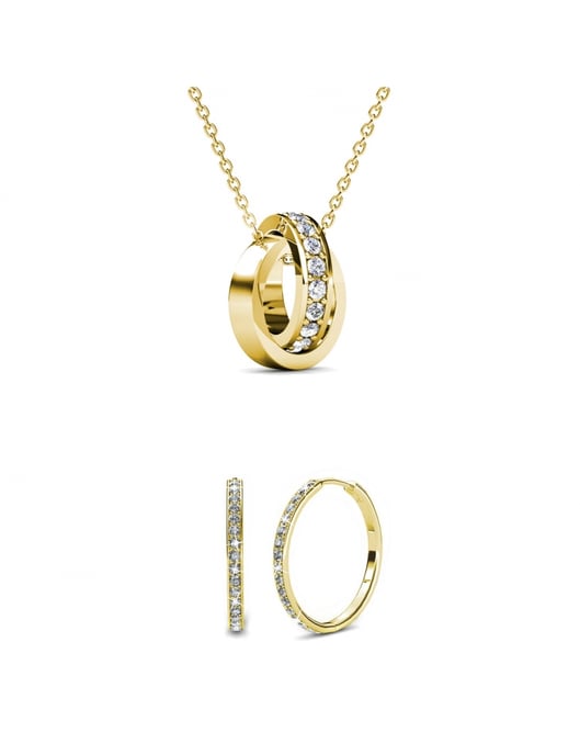 Chique Circle Hoop Sets - Oostenrijks kristal - Image 1