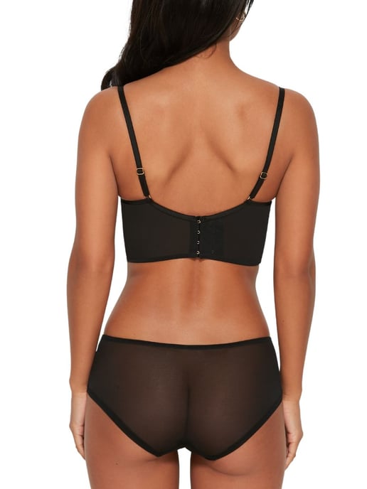 Encore Longline Bra - Black - Image 4
