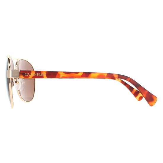 Calvin Klein Aviator Mens Gold Brown CK19316S