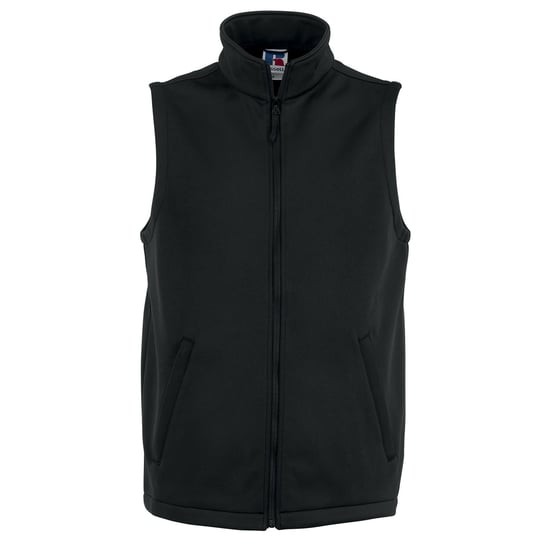 Russell Heren Slim Softshell Gilet (Zwart) - Image 1