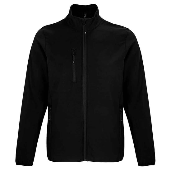 SOLS Heren Falcon Soft Shell Jas (Zwart) - Image 1