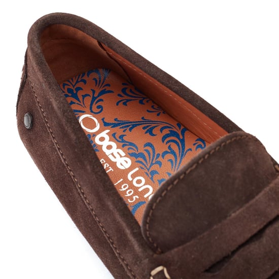 Base London Collins Leer Heren Donker Bruin Loafers - Image 6