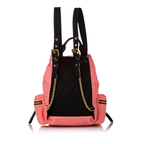 Vintage Burberry Runway Leather Backpack Pink