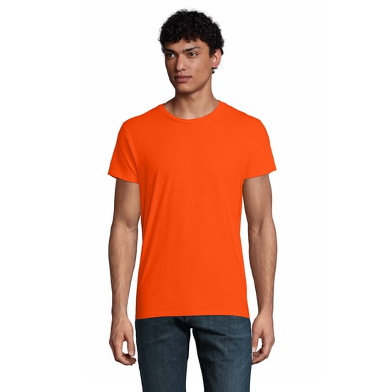 SOLS Heren Pioneer Biologisch Katoenen T-Shirt (Oranje) - Image 1