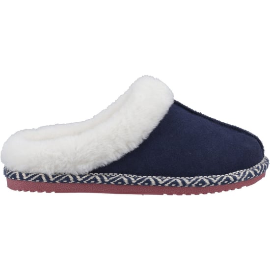 Hush Puppies Amara Suède Vrouwen Slippers Navy - Image 5