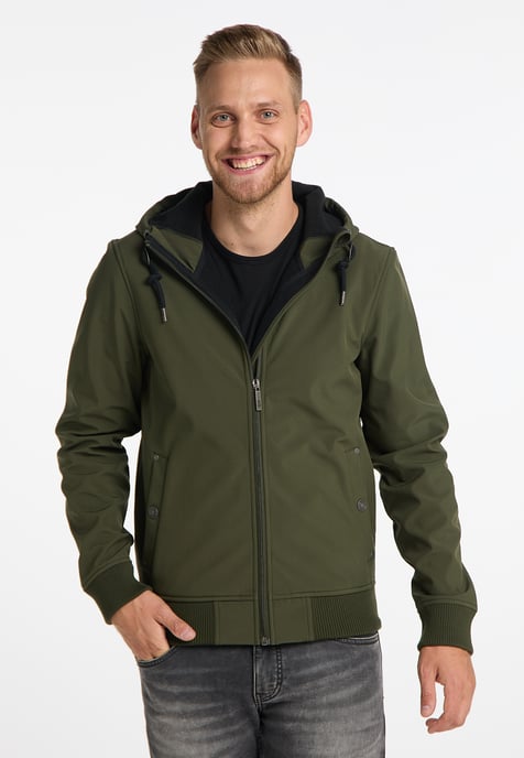 Mo softshell blouson Heren donkere olijf - Image 2
