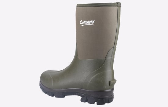 Cotswold Kensington Leren Groene Regenlaarzen - Image 3