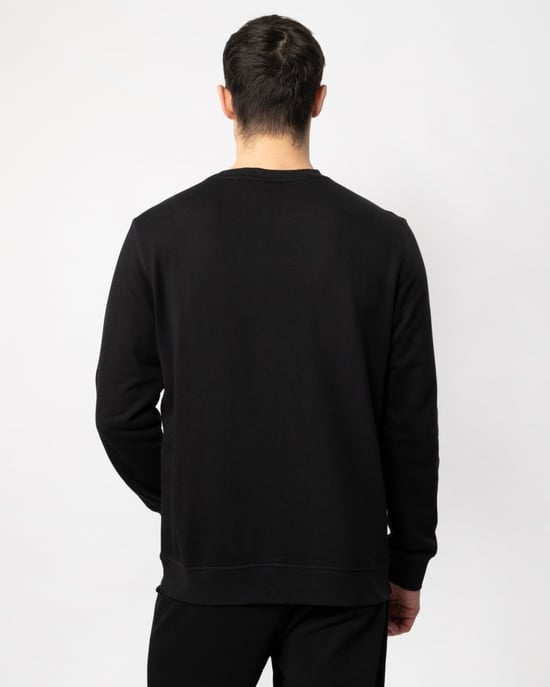 BOSS Orange Westart Heren Crew Neck Sweatshirt Met Logo Patch NOS - Image 4