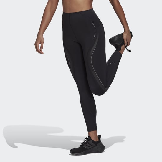 Women's adidas Tailored HIIT Luxe 45 Seconds Training Leggings in Black - Image 1