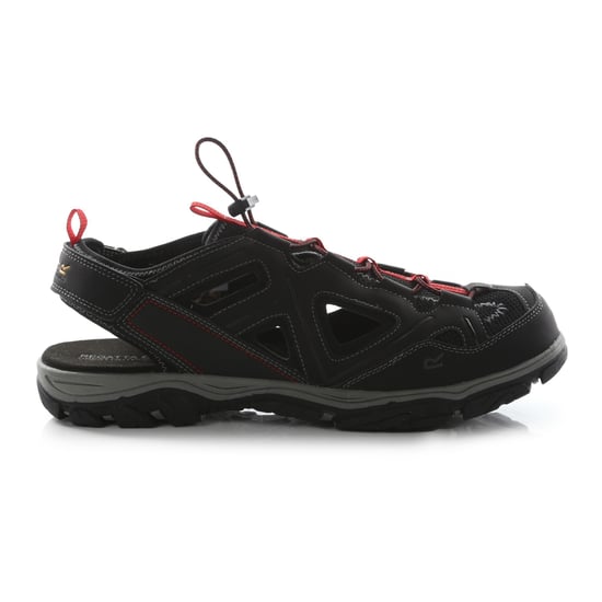 Regatta Mens Westshore III Walking Shoes (Black/True Red)