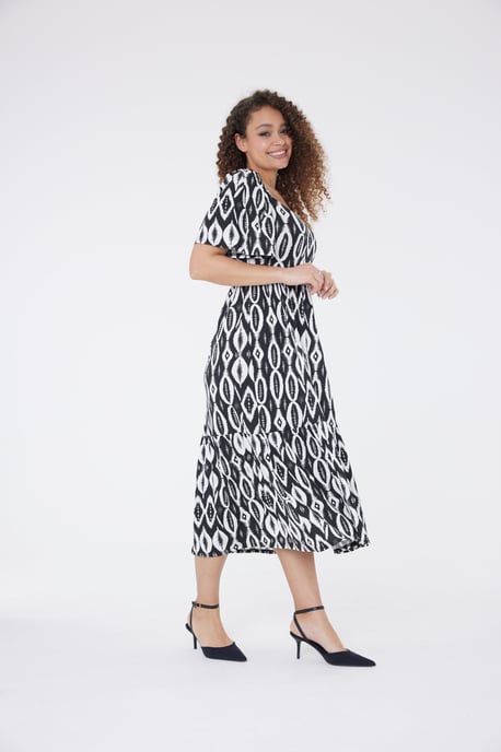 Frida Aztec Print Dress