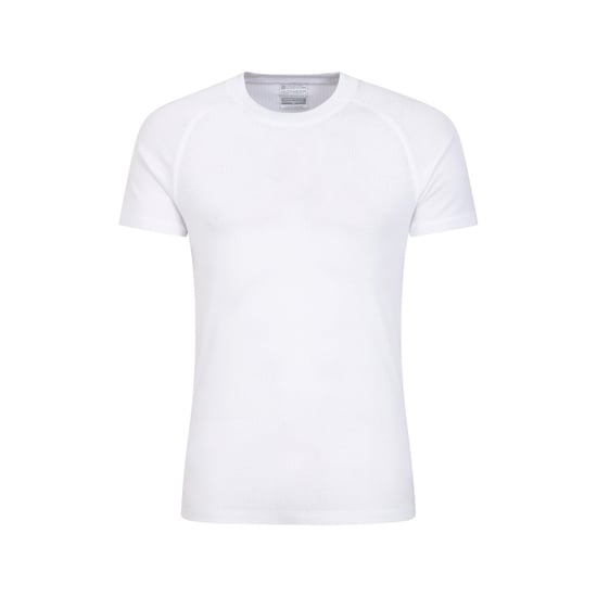 Mountain Warehouse Heren Talus Ronde Hals Thermo Top met Korte Mouwen (Wit) - Image 1
