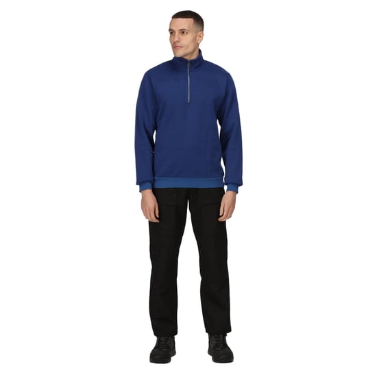 Regatta Mens Pro Quarter Zip Sweatshirt (New Royal)