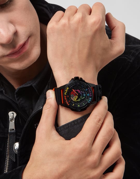 Philipp Plein The $kull Unisex Horloge Zwart PWAAA1121 - Image 3