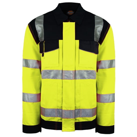 Dickies Hoge Zichtbaarheid Heren Geel Dagelijks Jasje - Image 1