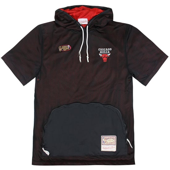 Mitchell & Ness Chicago Bulls Mens Hooded T-Shirt