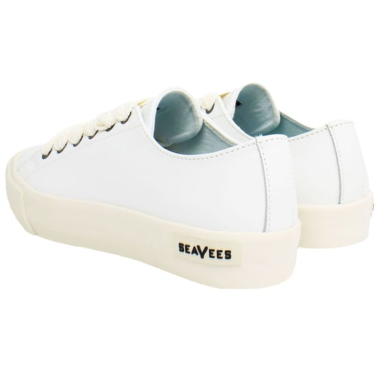 Seavees Crosby Dames Witte Plimsolls - Image 3