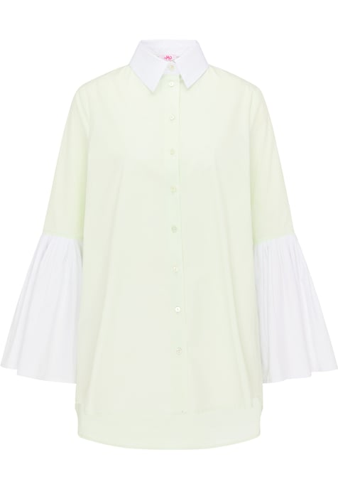 Mymo Blouse Dames licht mint - Image 1