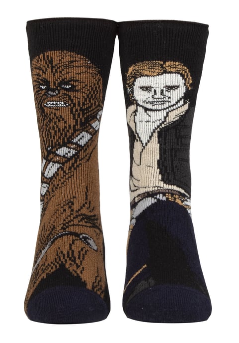 Heat Holders Lite - Nieuwigheid Star Wars-sokken voor heren - Chewie & Hans - Image 1