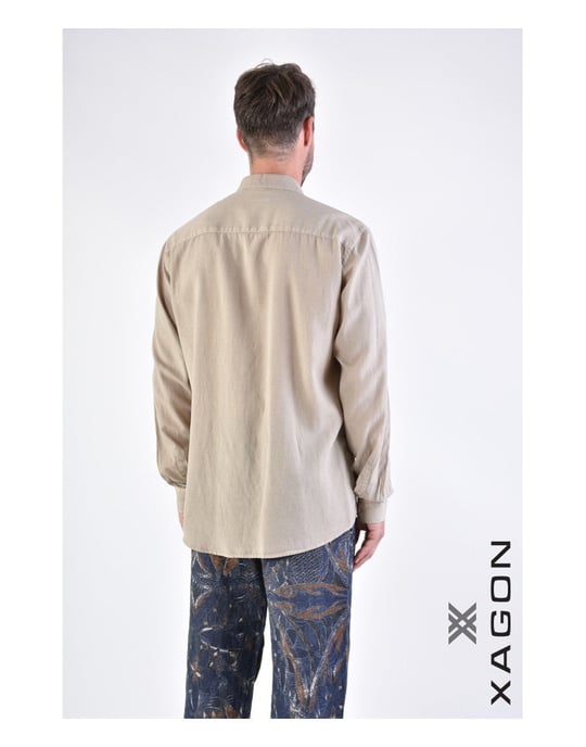 Xagon overhemd Manica Mannen beige - Image 4