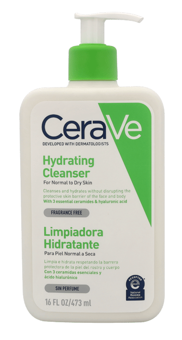 CeraVe Hydrating Cleanser w/Pump473 ml. - Image 1