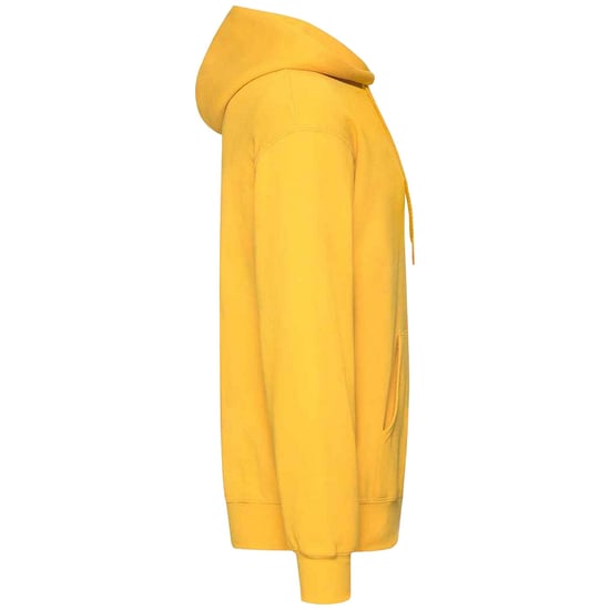 Fruit Of The Loom Unisex Volwassenen Klassiek Sweatshirt met capuchon (Zonnebloem) - Image 3
