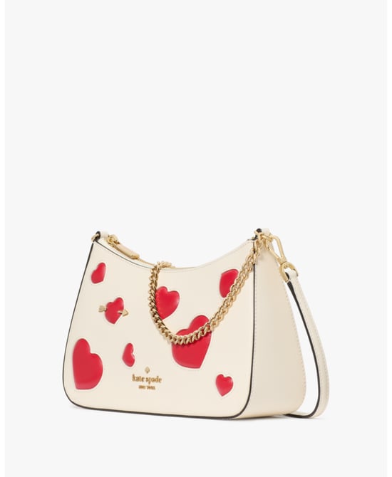 Madison Inset Puffy Heart Medium Convertible Crossbody