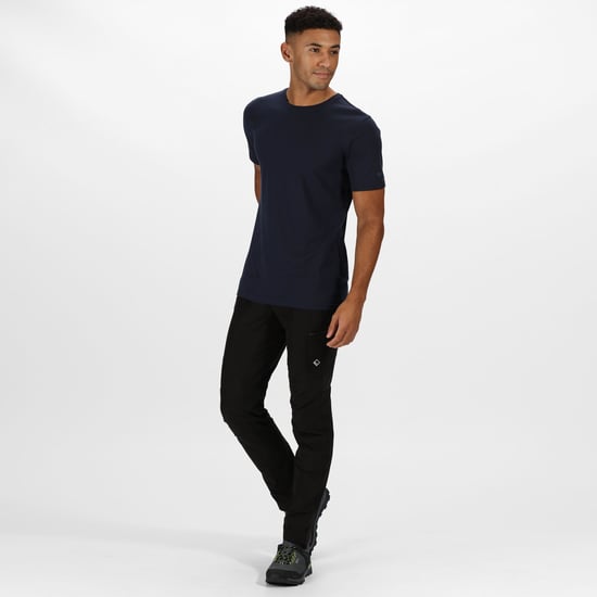 Regatta Mens Tait Lightweight Active T-Shirt (Navy)