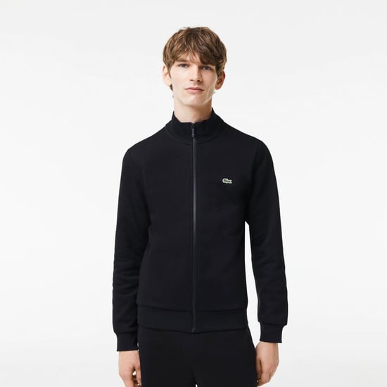 Lacoste regular fit brushed fleece men's sweatshirt with zipper