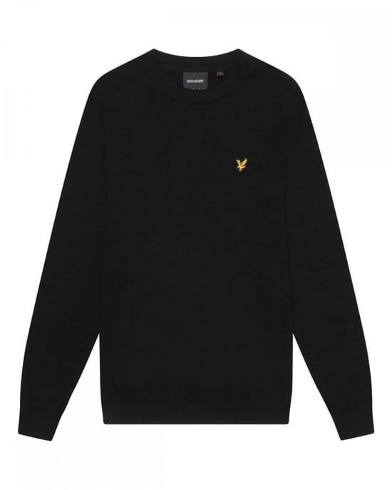 Lyle & Scott Katoen Merino Heren Crew Neck Trui - Image 1
