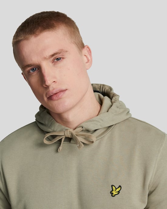 Heren Pullover Hoodie in Groen - Image 4