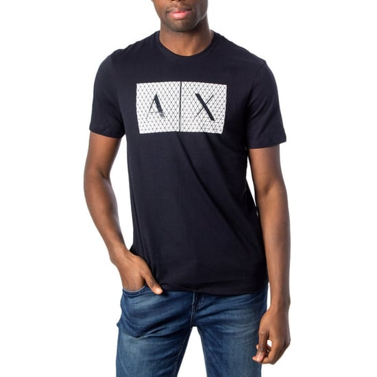 Armani Exchange Heren T-Shirt In Blauw - Image 4