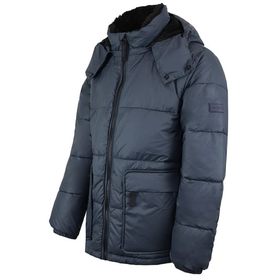 Hunter Intrepid Heren Navy Puffer Coat - Image 2