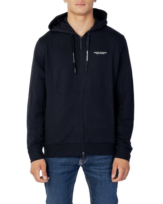 Armani Exchange Heren Hooded Sweatshirt in Blauw - Image 1