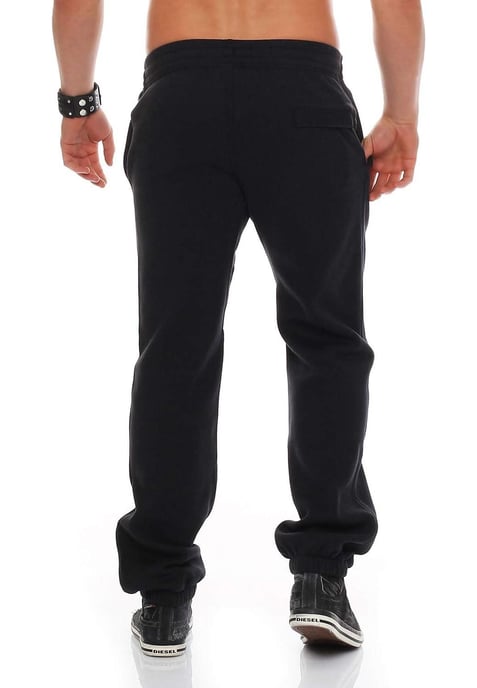 NIKE Heren Club Swoosh Cuff Joggingbroek in zwart - Image 3