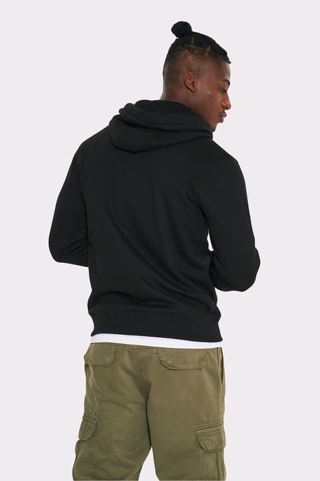 Black 'Probert' Cotton Blend Hoody