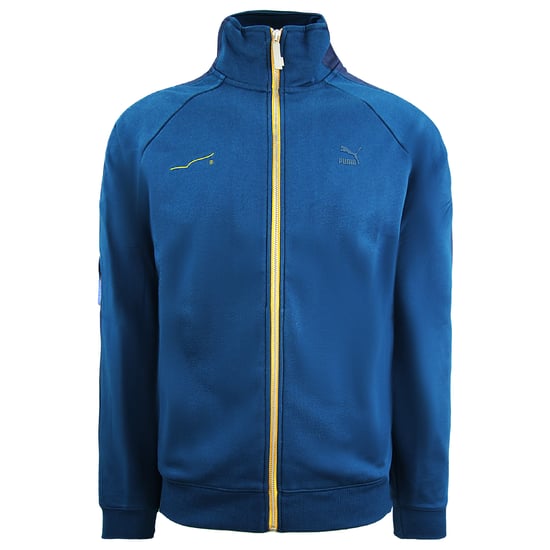 Puma x Ader Error Track Top Zip Up Long Sleeve Blue Mens Jumper 595533 60