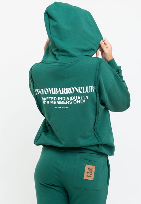 Tom Barron Ladies Quarter Zip Logo Stylish Tracksuit Oversize