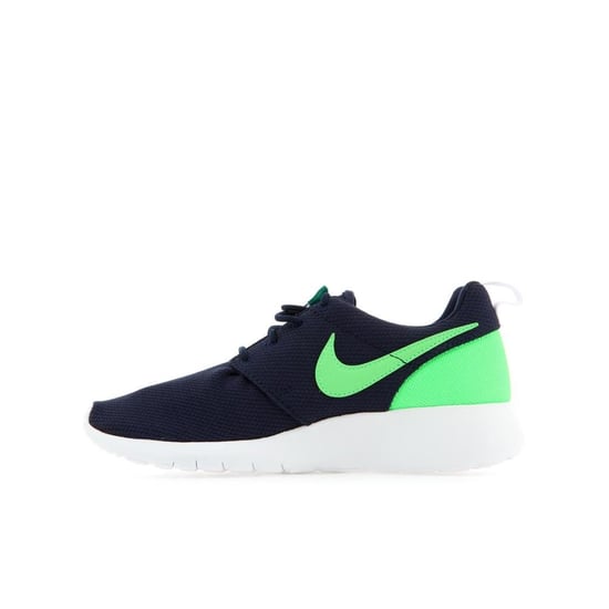 Nike Roshe One (GS) Lace Up Blue Synthetic Kids Trainers 599728 413