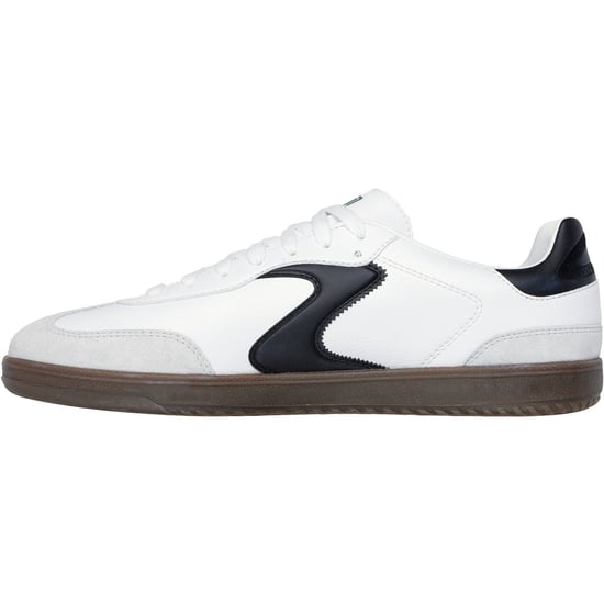 Skechers Hotshot Pyke Synthetische Heren Wit/Zwarte Trainers - Image 4